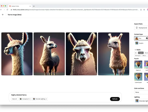 Adobe anunță Firefly, propriul său AI de generare de imagini