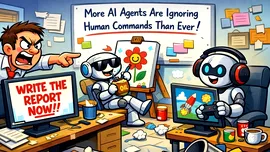 Studiu: tot mai mulți agenți AI ignoră comenzile oamenilor