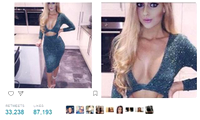 Imaginea apărută pe un alt cont, în care capul a fost schimbat în Photoshop cu al altcuiva