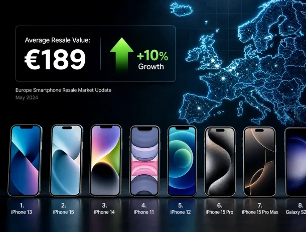 Revânzarea smartphone-urilor devine o sursă importantă de finanțare pentru achizițiile noi. Prețul mediu a ajuns la 189 de euro
