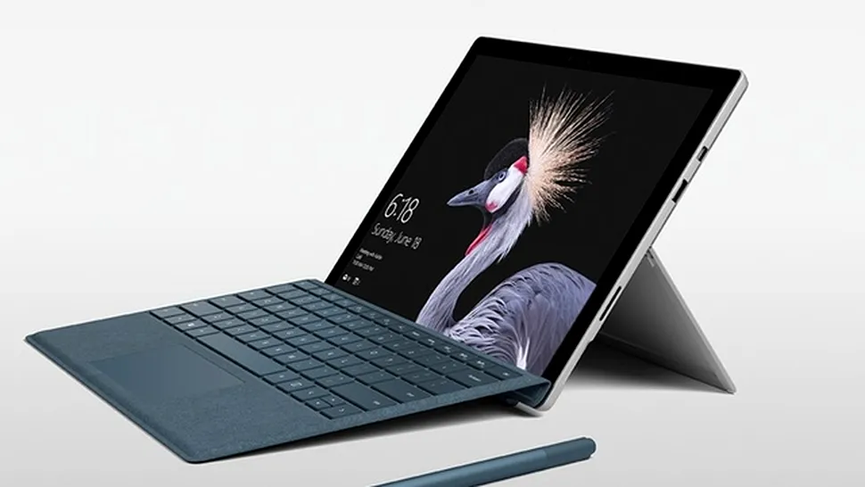 Noul Surface Pro vine cu procesoare Kaby Lake, modele mai silenţioase şi design familiar