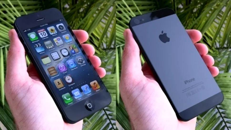 Asa arată iPhone 5 ţinut în mână?