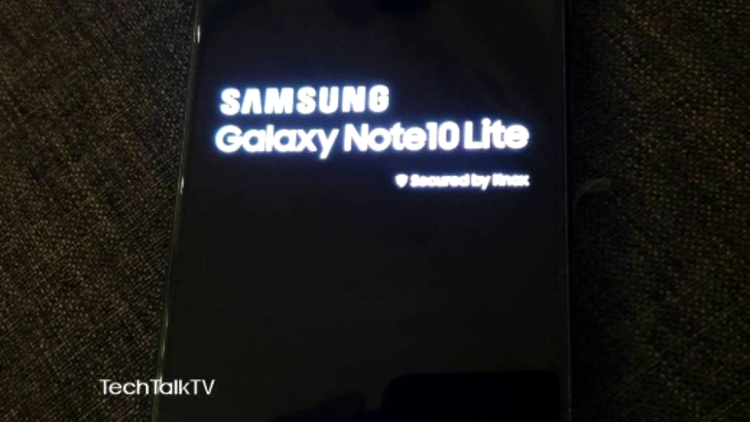 Samsung Galaxy Note10 Lite: foto spion