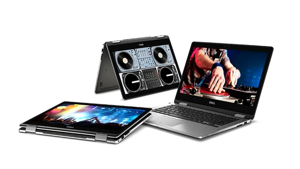 Dell Inspiron 7000: laptop-uri convertibile performante pe toată plaja de dimensiuni