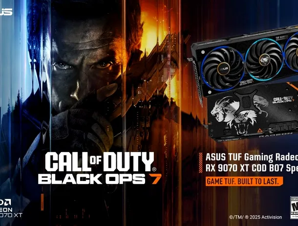 ASUS a lansat TUF Gaming Radeon RX 9070 XT Black Ops 7 Fans Limited Edition