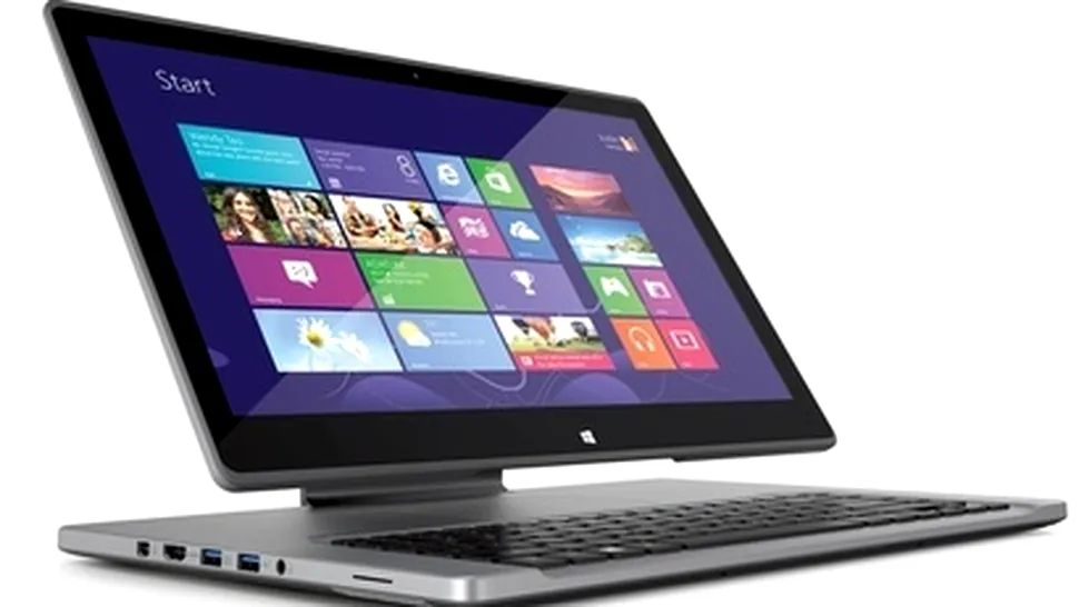 Acer Aspire R7, un laptop neobişnuit cu ecran mobil