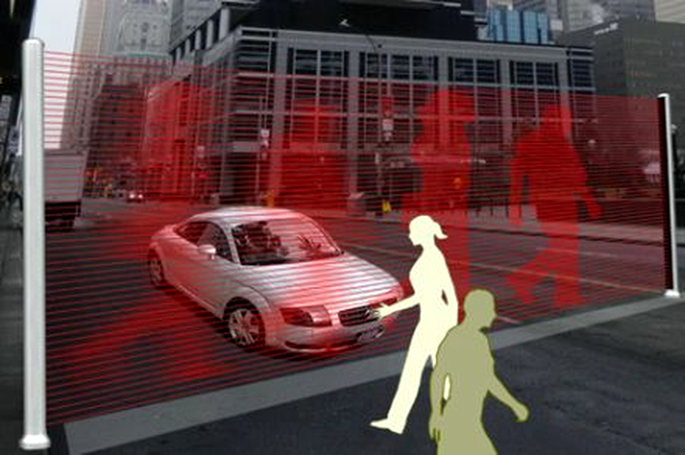 Virtual Wall - mult mai vizibil decât un semafor