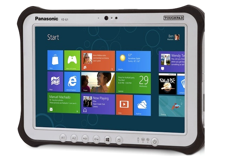 Panasonic Toughpad FZ-G1 - Windows 8, bine protejat