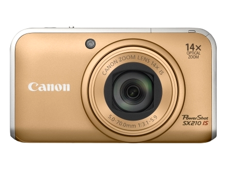 Canon PowerShot SX210 IS - versiunea aurie