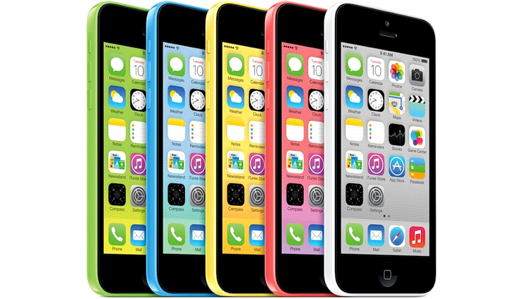 iPhone 5C - carcasă din plastic şi mai multe versiuni de culoare