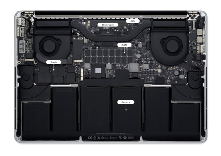 MacBook Pro 15" - componentele