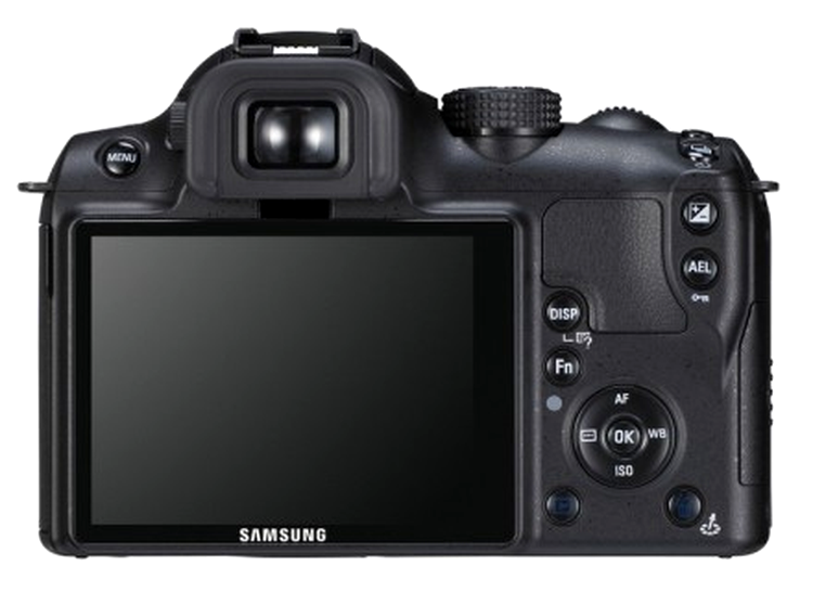 Samsung NX cu ecran mare pentru functia Live View