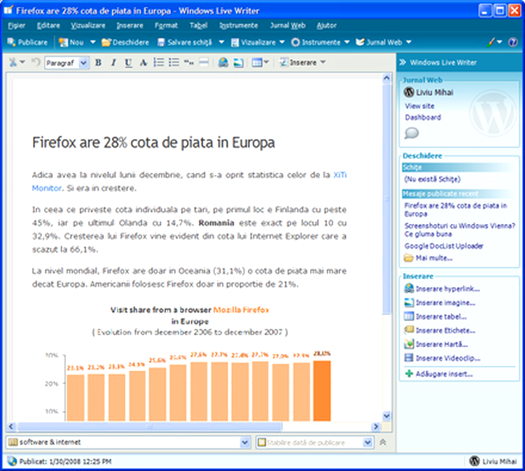 Windows Live Writer