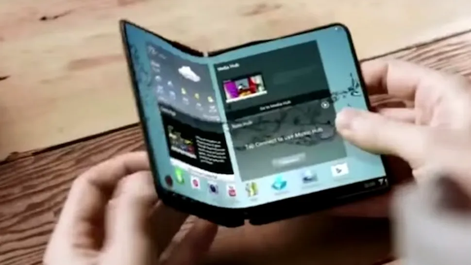 Samsung oferă primele indicii despre viitorul smartphone cu ecran pliabil: este precum o tabletă care încape în buzunar