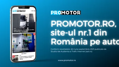 OFICIAL. ProMotor.ro – cel mai citit site de știri din domeniul Auto & moto și în luna septembrie