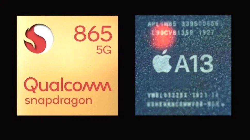 Snapdragon 865 vs Apple A13 Bionic: care este mai performant?