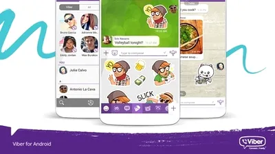 Aplicaţiile Viber pentru Android şi iOS oferă acum şi convorbiri video