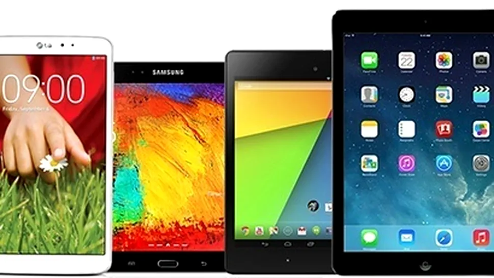 Piaţa tabletelor la sfârşitul lui 2013: Apple încă este lider, Samsung şi Lenovo cresc cu rapiditate
