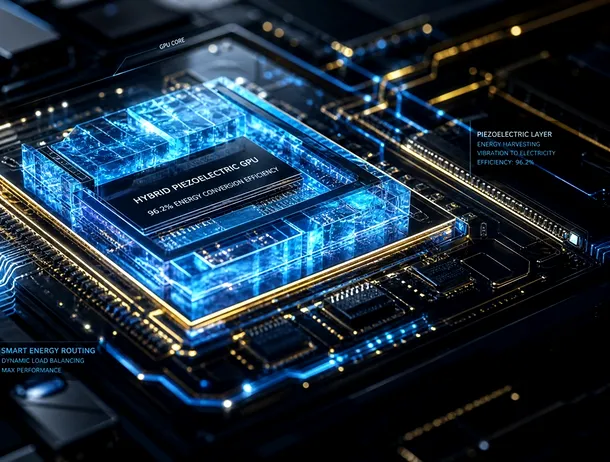 Cercetătorii au dezvoltat un cip hibrid piezoelectric cu o eficiență de conversie a energiei de 96,2% pentru GPU