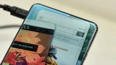Sharp demonstrează un ecran pentru smartphone curbat inclusiv la colţuri