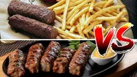 Calcul caloric. Ce îngrașă mai mult: 2 mici + cartofi prăjiți sau 5 mici (fără cartofi)?