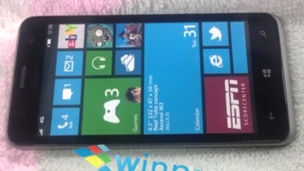 Huawei Ascend W2 - chinezii au intrat serios în hora Windows Phone 8