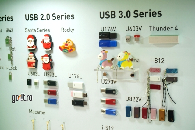 Puteau să lipsească stick-urile USB de toate formele şi mărimile?