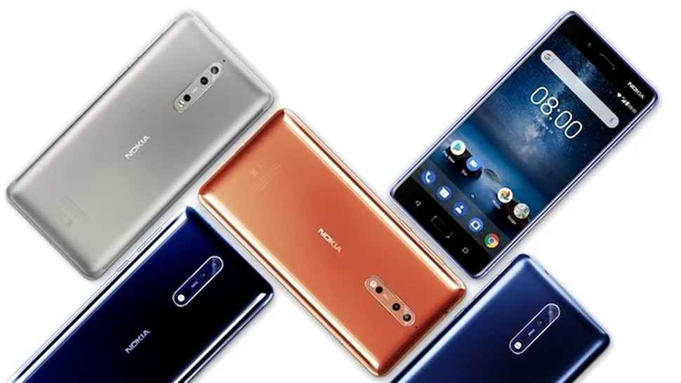 Nokia 8 a primit actualizare la Android 8.0 Oreo
