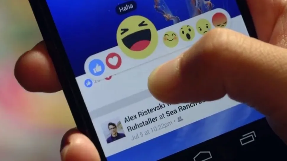Facebook adaugă butoanele pentru exprimarea emoţiilor şi în listele de comentarii