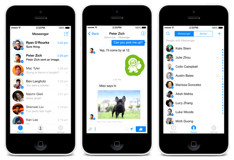 Fecebook Messenger primeşte funcţie Instant video sharing