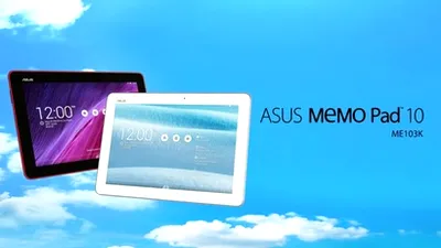 ASUS anunţă o nouă tabletă de buget: MeMO Pad 10 ME103K