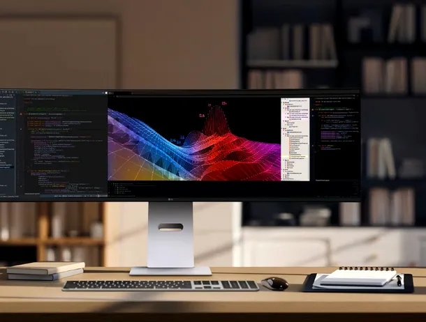LG UltraWide 49U950A-W, monitor 5K de 49 de inci