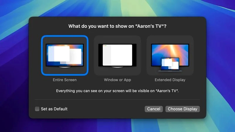 MacOS AirPlay