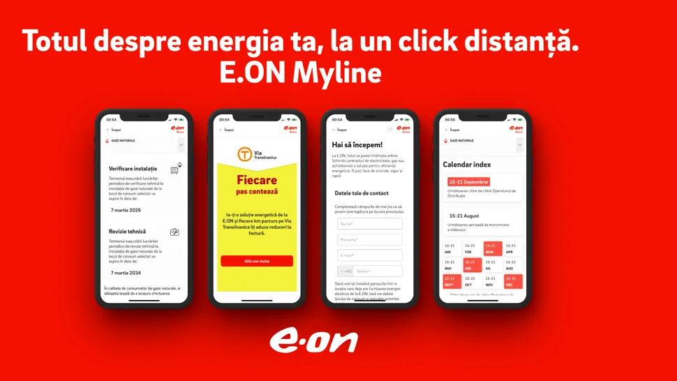 E.ON oferă reduceri la facturi pentru clienții care au optat pentru soluții  pentru eficiență energetică, exclusiv din aplicația mobilă. Cum pot beneficia de aceste reduceri (P)