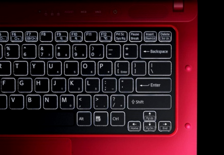 Sony VAIO CA - tastatura iluminată