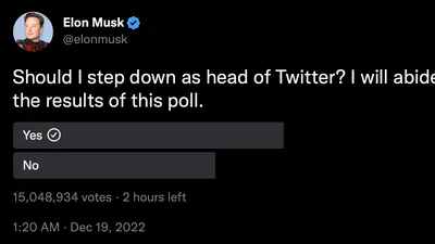 Elon Musk întreabă publicul dacă este momentul să renunțe la conducerea Twitter