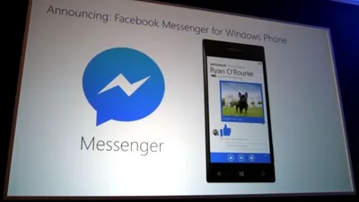 Utilizatorii de Windows Phone 8.1 şi 8 rămân fără aplicaţia Facebook Messenger