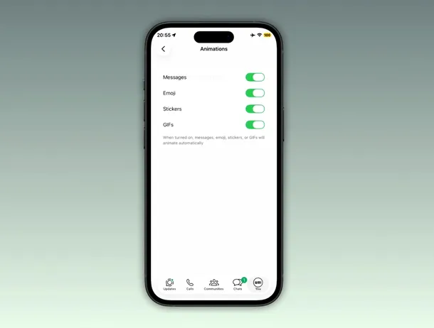 WhatsApp readuce animațiile pentru mesaje pe iPhone și oferă, în premieră, opțiunea de dezactivare