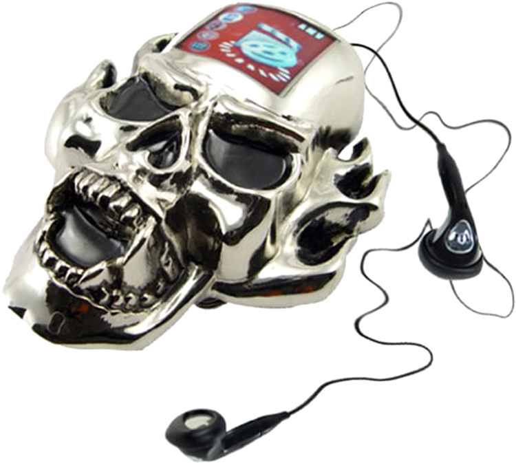 Gothic Skull MP3 player