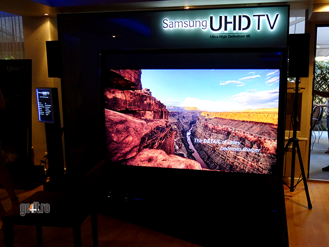 Televizoarele Samsung cu rezoluţie 4K sunt disponibile şi în ţara noastră
