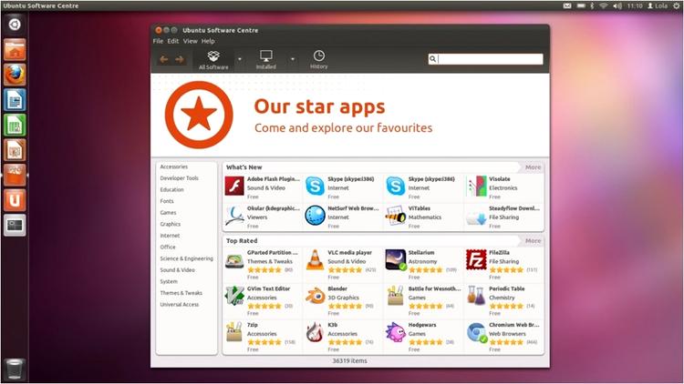 Ubuntu Software Centre
