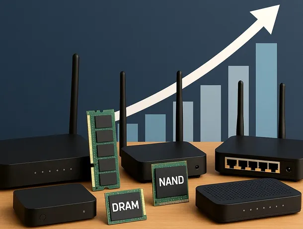 Prețurile memoriilor, explozie de 600%: routerele și set-top box-urile operatorilor telecom, sub presiune
