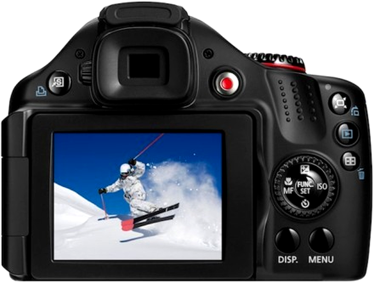 Canon SX30 IS - ecranul putea fi mai mare; la fel şi senzorul