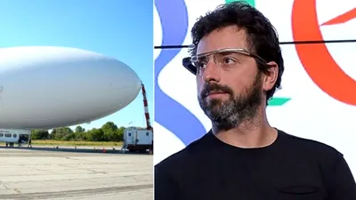 Cofondatorul Google Sergey Brin construieşte un dirijabil luxos uriaş din care va „arunca” provizii „săracilor” de la sol