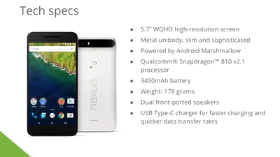 Nexus 6P va fi livrat cu un acumulator generos