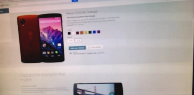 Nexus 5, oferit în mai multe versiuni de culoare