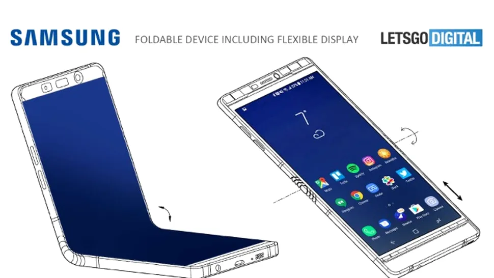 Galaxy X, primul smartphone Samsung cu ecran pliabil, ar putea intra în producţie până la finalul acestui an