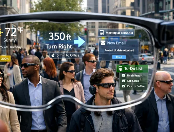 Ochelarii AR accelerează puternic, impulsionată de noile tehnologii și integrarea AI