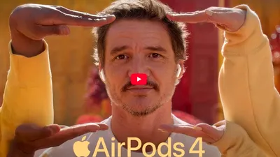 AirPods 4: Pasiunea pentru sunet, reinventată. Pedro Pascal apare în clipul de prezentare