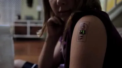 Tatuajele temporare Tech Tats te fac să arăţi ca un cyborg şi îţi pot monitoriza sănătatea